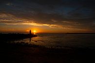 zonsondergang aan de Noordzee von Annelies Cranendonk Miniaturansicht