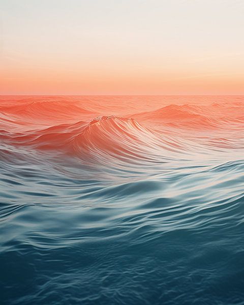 Golden light over the sea by fernlichtsicht