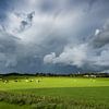 Ein Regensturm über Schiermonnikoog von John Verbruggen