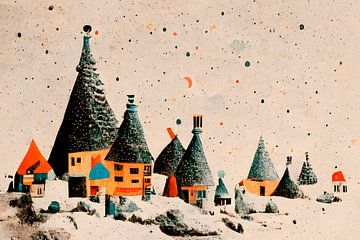 Fairy Village by treechild .