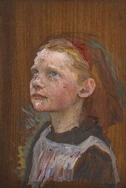 Studie van een meisje, George Clausen