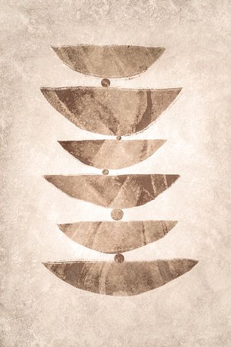 Japandi in balance. Beige.