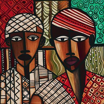 Afrikanische Brüder Nr. 7 von Jan Keteleer