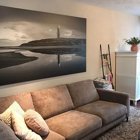 Customer photo: Lighthouse reflection by Chris van Es, on canvas