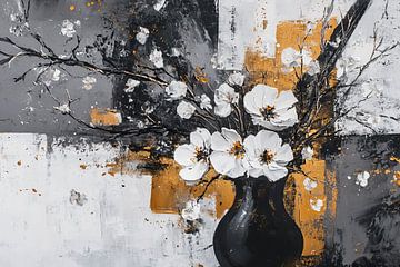 Bloemen schilderij van ARTEO Schilderijen