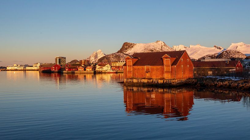 Svolvaer in the Lofoten Islands by Dieter Meyrl