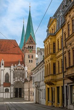 De kathedraal van Augsburg van ManfredFotos