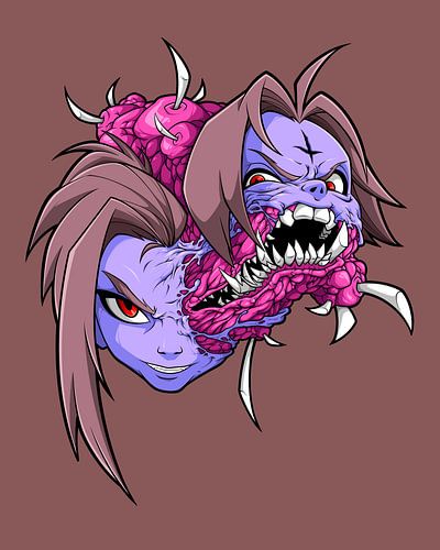 2 personnages de dessins animés pour décorer les murs