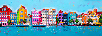 Handelskai am Tag Curaçao