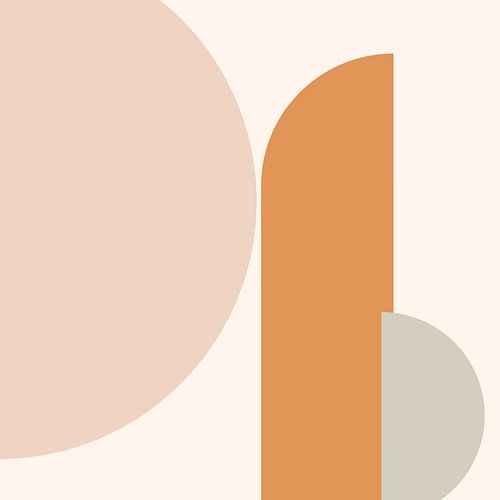 Abstrakte Kunst in zeitgenössischen Farben