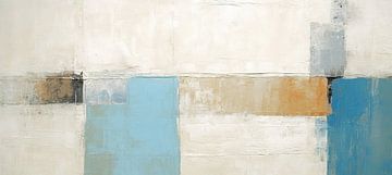 Abstract met Blauw | Abstract van ARTEO Schilderijen