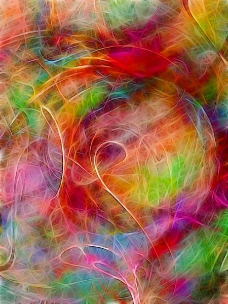 hustle and bustle -white lines by Claudia Gründler