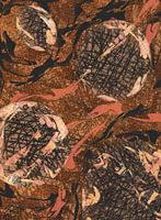 Abstract Artwork in Warm Shades of Brown
