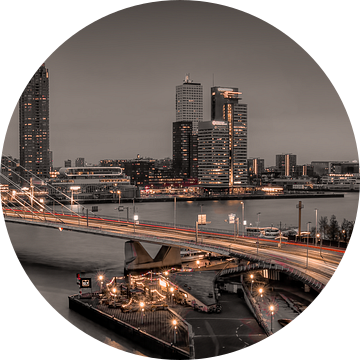 Rotterdam skyline Erasmusbrug