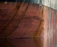 Verwittert und vernarbt von der Reise.