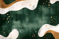 Green and gold abstract design by Imperial Art House thumbnail