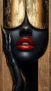 goud - zwart - rood van Gelissen Artworks thumbnail