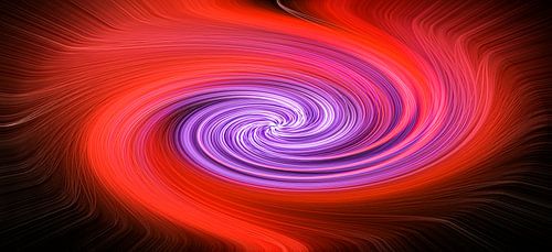 Draaikolk van mooie kleuren