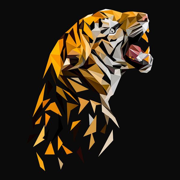 Poster de tigre cool par Poster Art Shop