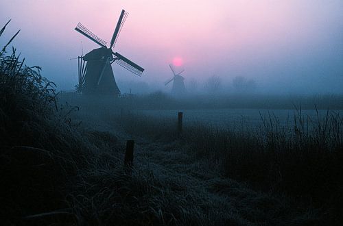 Silence in the Morning Mist | Two Mills at Sunrise