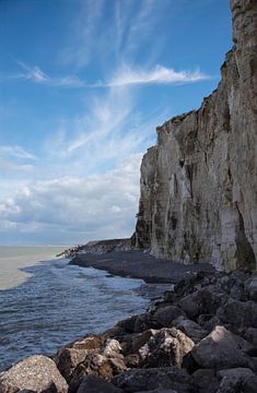 the chalk cliffs of etretat