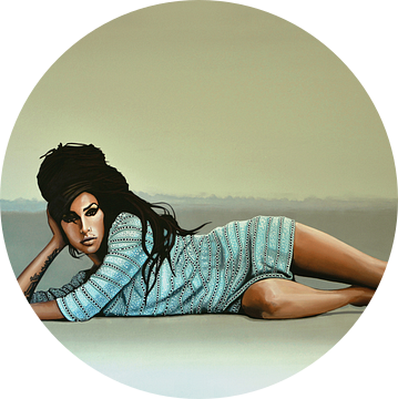 Amy Winehouse schilderij van Paul Meijering