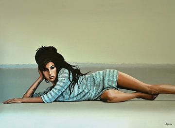 Amy Winehouse schilderij von Paul Meijering