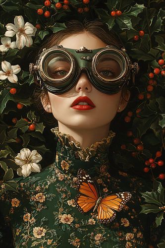 Steampunk Botanica Portret