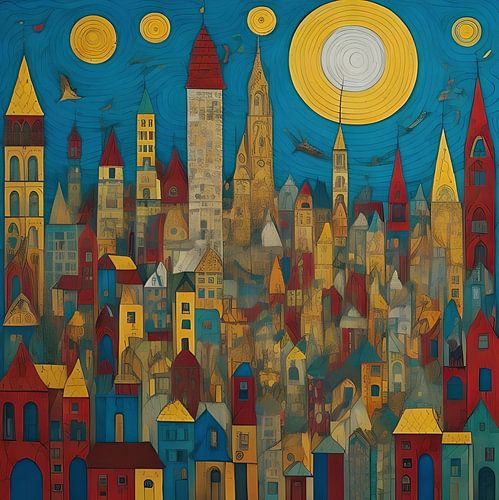 City under the stars