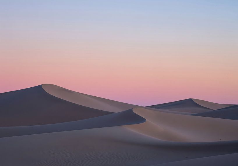 Sand Dunes Under Gradient Sky by Markus Gann
