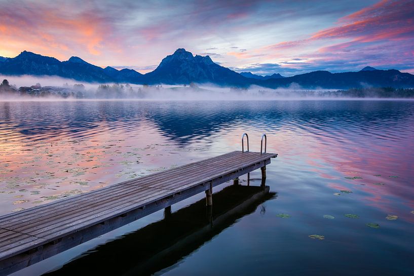 Footbridge at Hopfensee by Martin Wasilewski