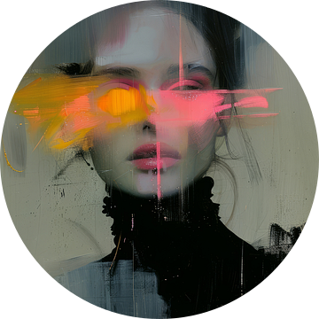 Modern en abstract portret 