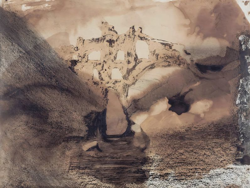 Ruinen eines Aquädukts - Victor Hugo von Accessible Art