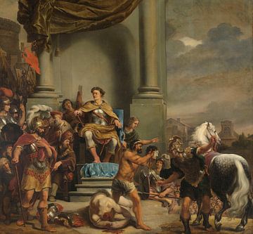 Consul Titus Manlius Torquatus laat zijn zoon onthoofden, Ferdinand Bol