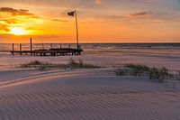 Sonnenuntergang auf Vlieland