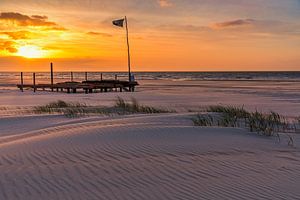 Sonnenuntergang auf Vlieland
