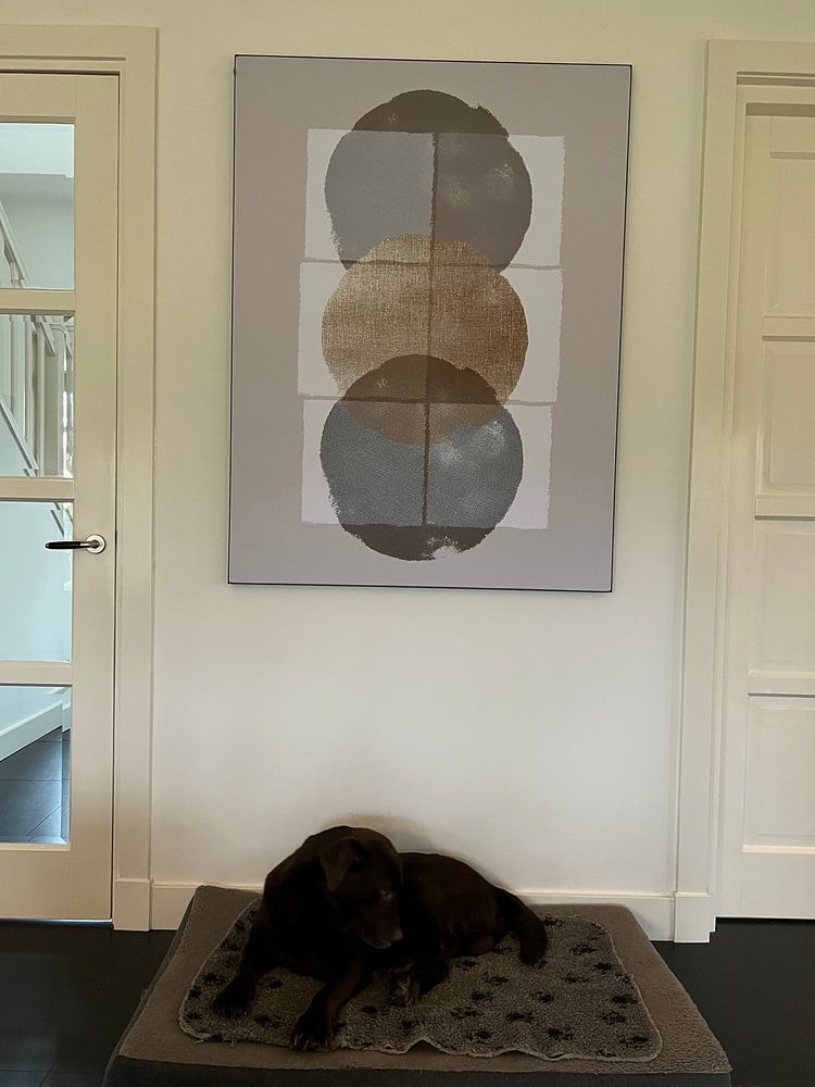 Scandinavian minimalism earthy beige  by Mad Dog Art 