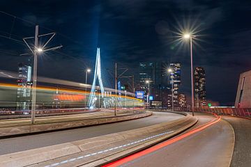 Erasmusbrug Rotterdam van Ester Netten