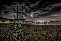 Dans la nuit au bord du lac