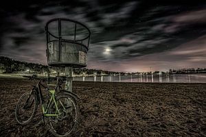 In de nacht bij het meer van n.Thi Photographie