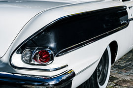 Chevrolet Delray 1958: Rücklicht und Zierstreifen im Fokus von Karsten Rahn