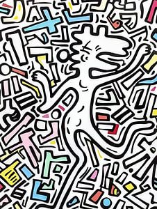 Peinture abstraite Figure