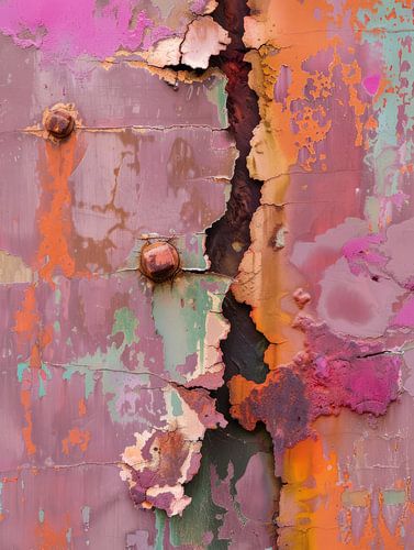 Super kleurrijk, modern en abstract van Studio Allee