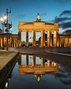 Brandenburger Tor Spiegelung von Stefan Schäfer