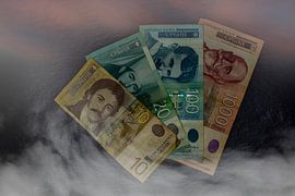 Serbian Banknotes by Photoart-Naegele