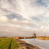 Schermerringvaart met molen von Ellen van Schravendijk