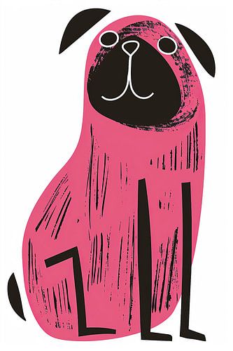 Chien rose | Chiot rose