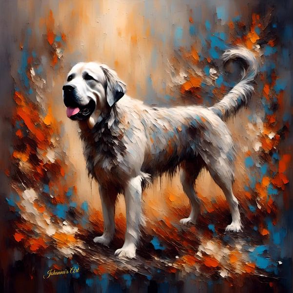 "Gentle Giant" - Majestic Spanish Mastiff Art by Johanna's Art by Johannas Art Creations