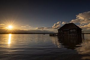 Sonnenuntergang bei Buch am Ammersee