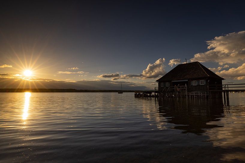 Sonnenuntergang bei Buch am Ammersee von Andreas Müller